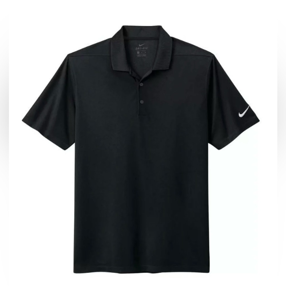 Nike Golf Dri-Fit Polo, size Medium, Black, EUC
